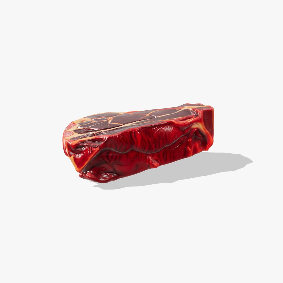 Realistic Raw Meat Steak D Model Pack